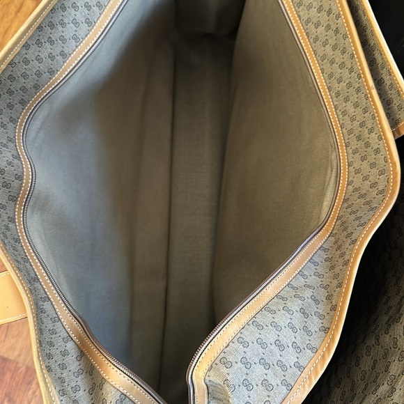 Gucci Brown and Black Travel Bag with Red Stripes - Picture 16 of 16